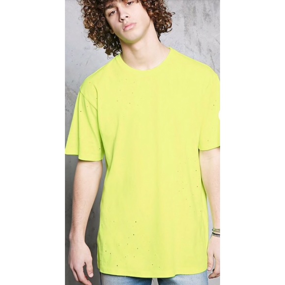 Forever 21 Other - ✨ONLY 1 LEFT!✨NEW Forever 21 Men Distressed Cotton-Blend Tee